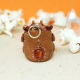 BB Lucky Penny Bear Weebeast Charm with sunstone life source