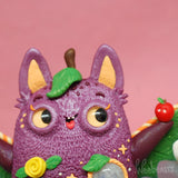 Prunella - fruitiful fruit bat weebeast #235 ✦ moonstone life source with fruit basket