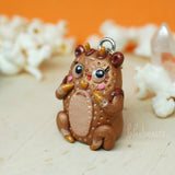 BB Lucky Penny Bear Weebeast Charm with sunstone life source