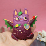 Prunella - fruitiful fruit bat weebeast #235 ✦ moonstone life source with fruit basket