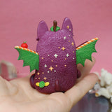 Prunella - fruitiful fruit bat weebeast #235 ✦ moonstone life source with fruit basket