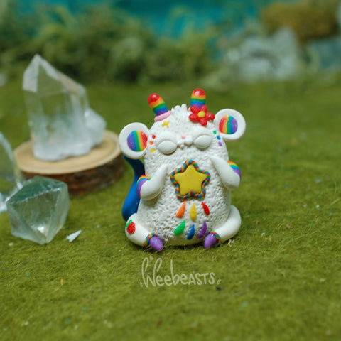 Blue tail - Rainbow Rat BB Weebeast ✦ w/ citrine life source